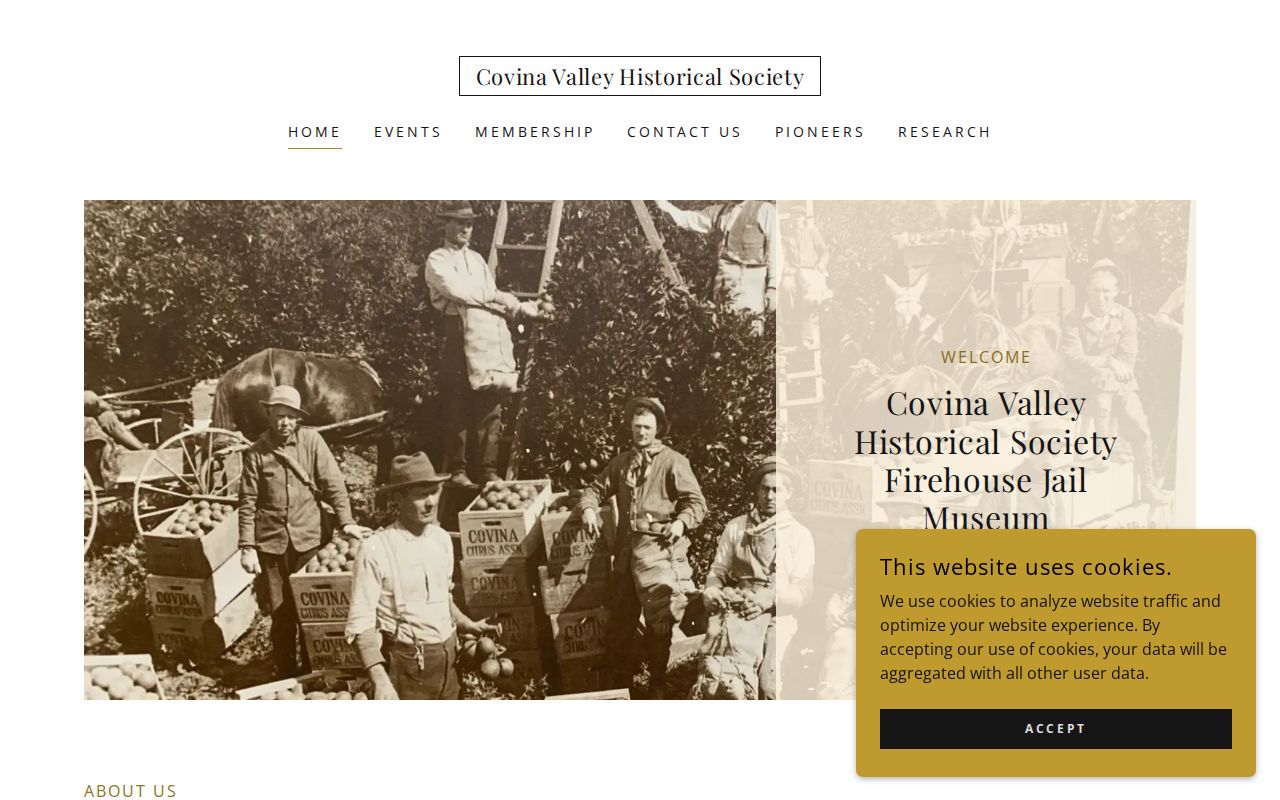 Covina Firehouse Jail Museum local-history collection page